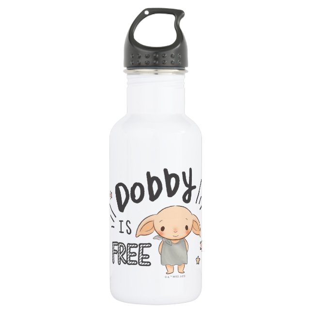 Dobby ist kostenlos edelstahlflasche (Vorderseite)