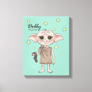 Dobby-Wasserfarben-Charakter-Art Leinwanddruck