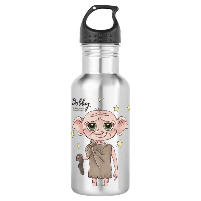 Dobby-Wasserfarben Charakter Kunst Edelstahlflasche (Vorderseite)