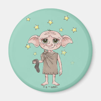 Dobby Wasserfarben Charakter Kunst Magnet