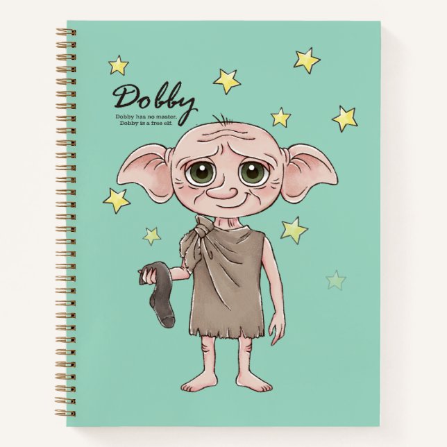 Dobby Wasserfarben Charakter Kunst Notizbuch (Vorderseite)