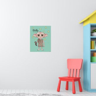 Dobby-Wasserfarben Charakter Kunst Poster
