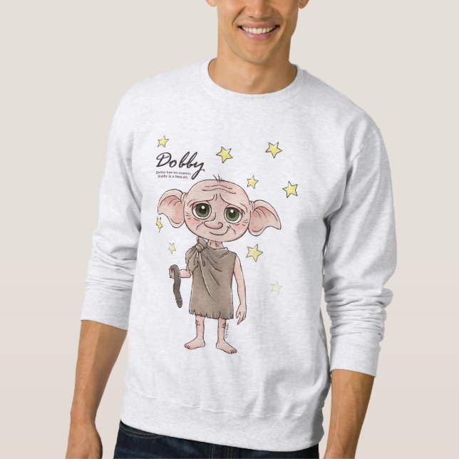 Dobby Wasserfarben Charakter Kunst Sweatshirt (Vorderseite)