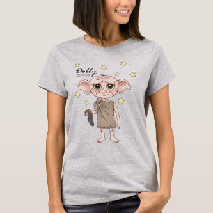 Dobby-Wasserfarben Charakter Kunst T-Shirt