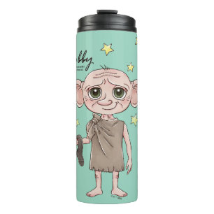 Dobby Wasserfarben Charakter Kunst Thermosbecher