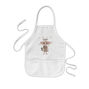 Dobby-Wasserfarben-Charakterkunst Kinderschürze