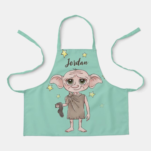 Dobby Watercolor Character Art Schürze (Vorderseite)