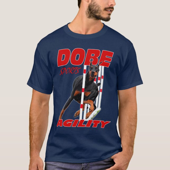 Dobe Sport-Agility-Entwurf T-Shirt (Vorderseite)