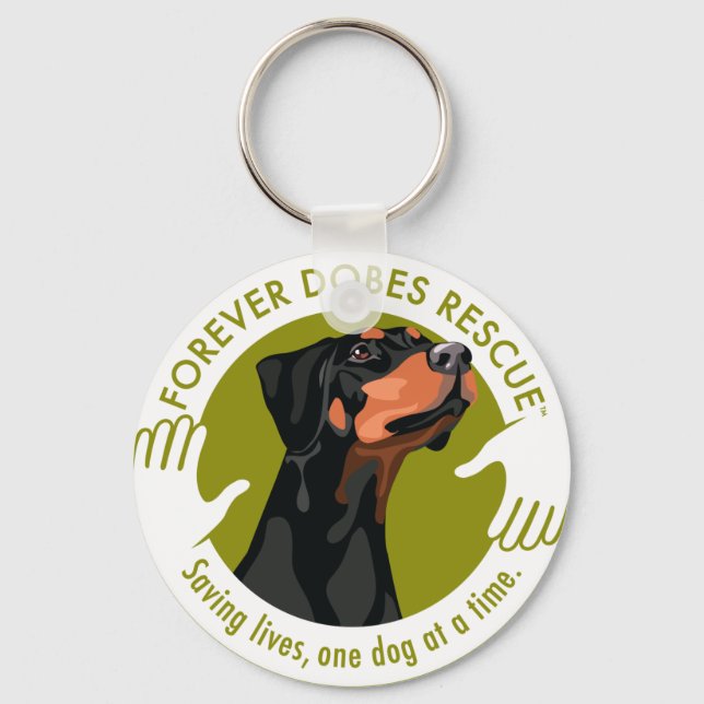 Dobe-unkropp-Ohr-Logo-8-29-11 Schlüsselanhänger (Vorderseite)