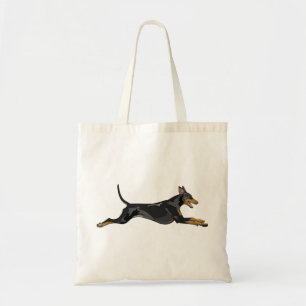 Doberman All Natural Running Black Tragetasche