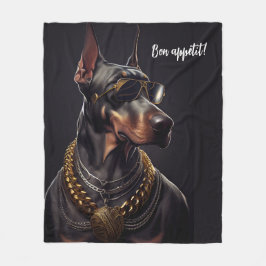 Doberman Charme Fleecedecke