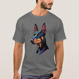 Doberman Colorful T-Shirt