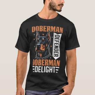 Doberman Defender, Doberman Delight Dog T-Shirt