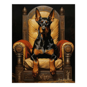 Doberman Dog 003 - Odessa Leyendecker Poster