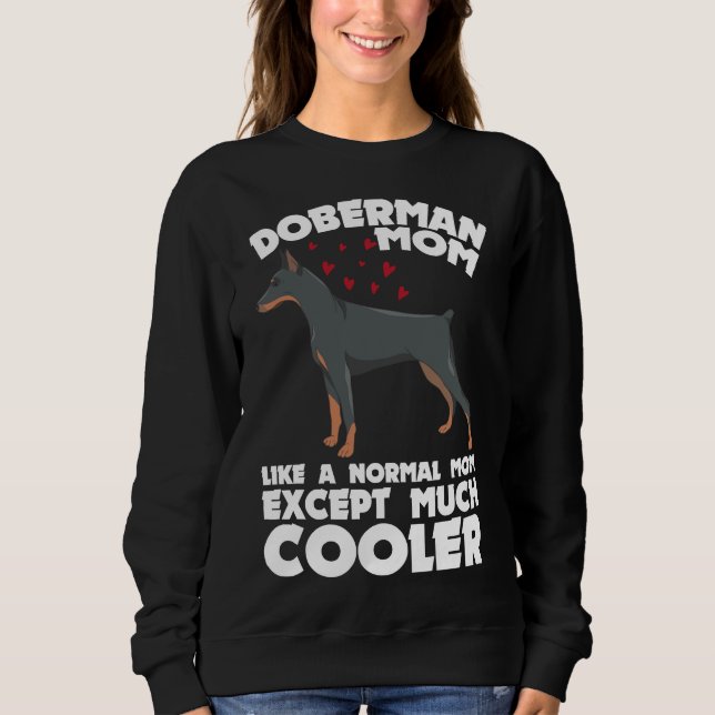 Doberman Dog 1002 Sweatshirt (Vorderseite)