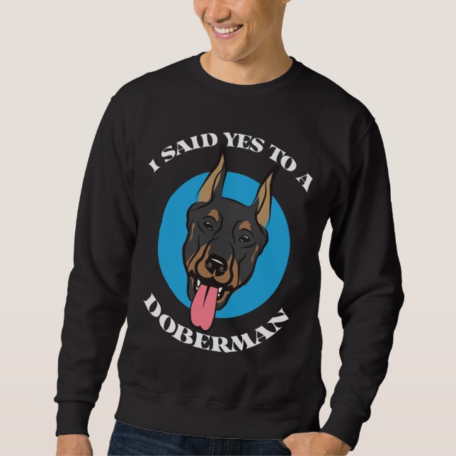 Doberman Dog 997 Sweatshirt (Vorderseite)