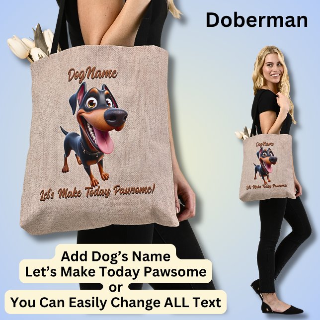 Doberman - Dog hinzufügen, Text ändern (Von Creator hochgeladen)