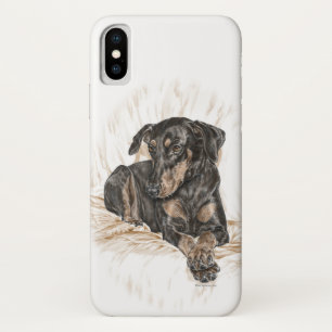 Doberman Dog Natural Oars Case-Mate iPhone Hülle