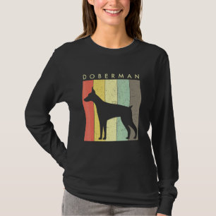 Doberman Dog Retro Vintag Doberman T-Shirt