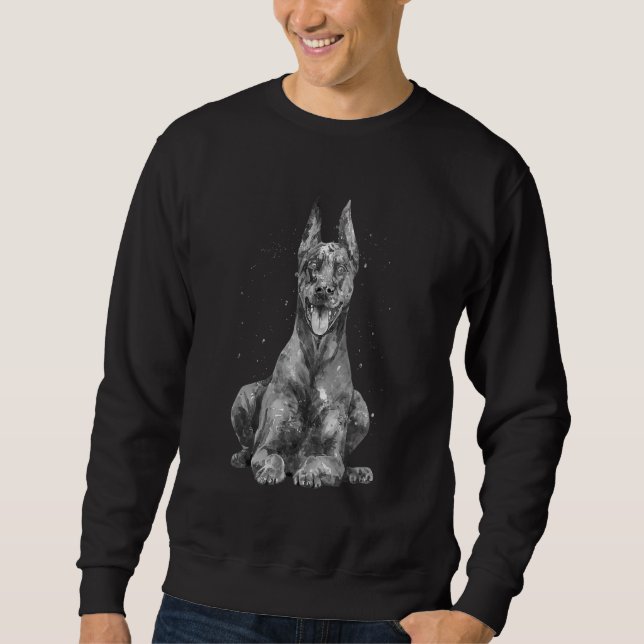 Doberman For Men Women Dobie Doberman Pinscher Sweatshirt (Vorderseite)