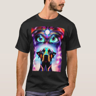 Doberman Galaxy Augen sehen alles Liebe meinen Dob T-Shirt
