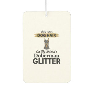 Doberman Glitter Lustiger Hunde Liebhaber Vintage  Autolufterfrischer