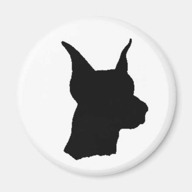 Doberman Head Magnent Magnet (Vorne)