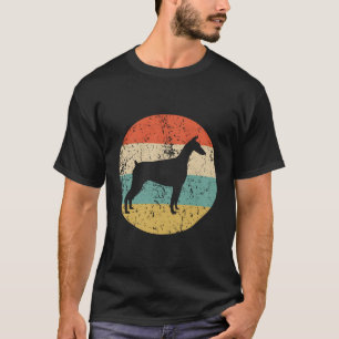 Doberman Hoodie Vintag Retro Doberman Dog Hoodie T-Shirt