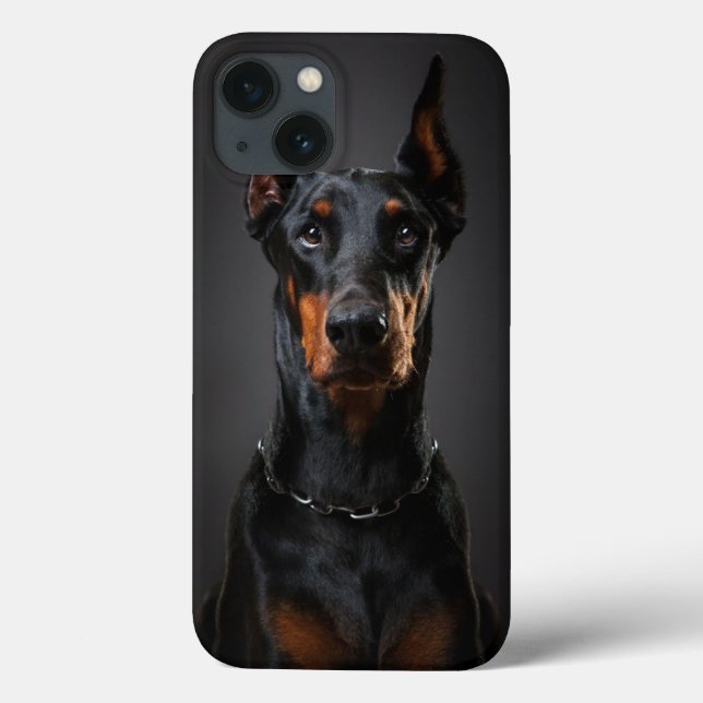 Doberman iPhone Case (Rückseite)