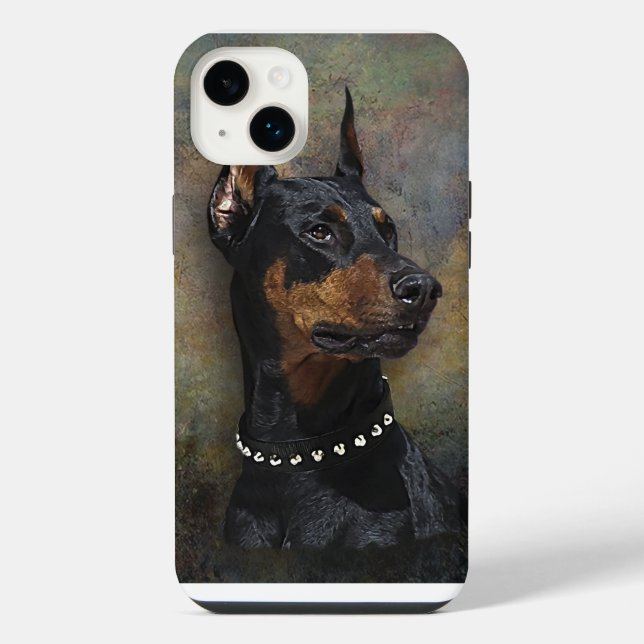 Doberman iPhone Hülle (Rückseite)