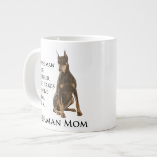 Doberman Mama Jumbo Tasse