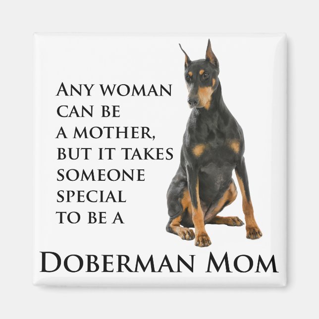 Doberman Mama Magnet (Vorne)
