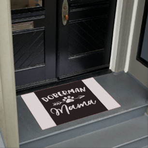 Doberman Mama Niedliches Doberman Lovers Geschenk Fußmatte