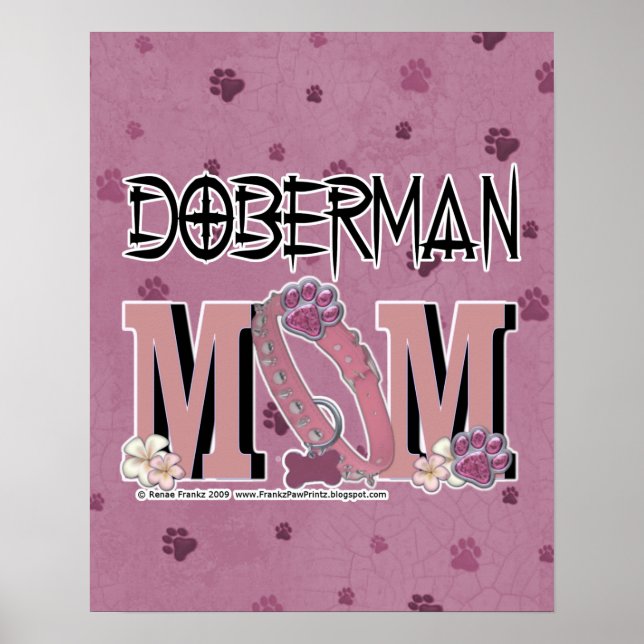 Doberman MAMA Poster (Vorne)