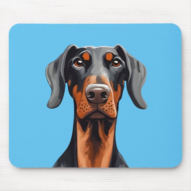 Doberman Mousepad (Vorne)
