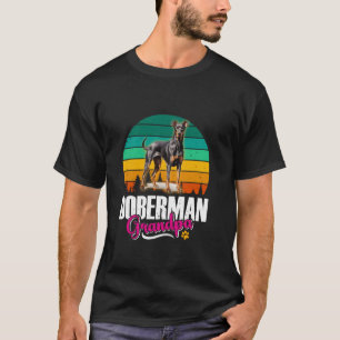 DOBERMAN-OPA Hund Großvater Dobermänner Großväter T-Shirt