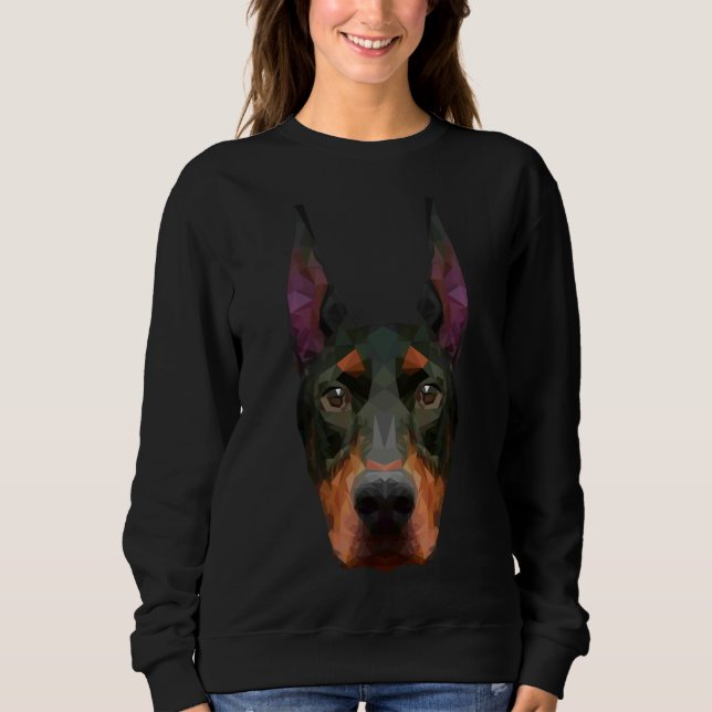 Doberman Pinscher 124 Sweatshirt (Vorderseite)