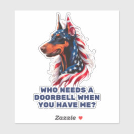 Doberman Pinscher Aufkleber