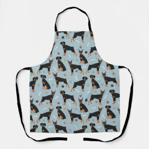 Doberman Pinscher Bones and Paws Schürze
