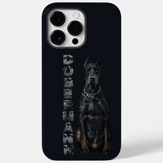 Doberman Pinscher Case-Mate iPhone Hülle (Rückseite)