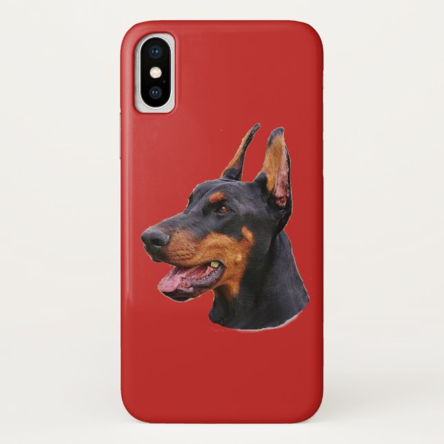 Doberman Pinscher Case-Mate iPhone Hülle (Rückseite)