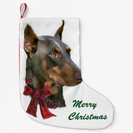 Doberman Pinscher Christmas Kleiner Weihnachtsstrumpf