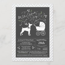 Doberman Pinscher Dog Baby Shower Gender Neutral