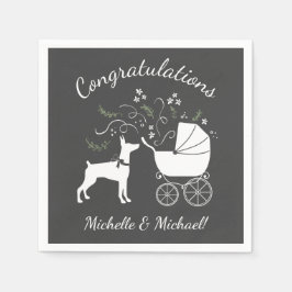 Doberman Pinscher Dog Babydusche Serviette