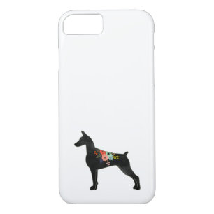 Doberman Pinscher Dog Breed Boho Silhouette Case-Mate iPhone Hülle