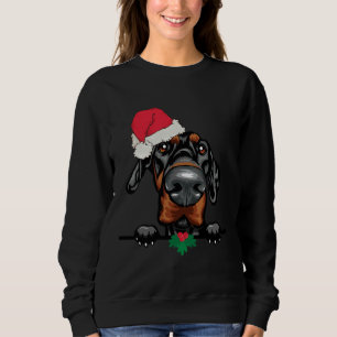 Doberman Pinscher Dog Frohe Weihnachten Sweatshirt