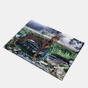 Doberman Pinscher Dog Fußmatte