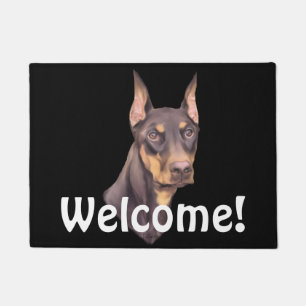 Doberman Pinscher Dog Fußmatte