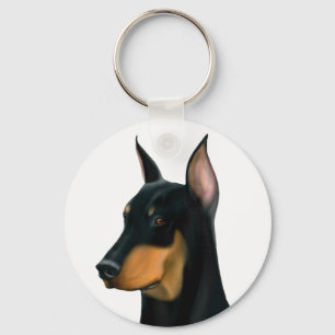 Doberman Pinscher Dog Schlüsselanhänger