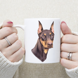 Doberman Pinscher Dog Tasse